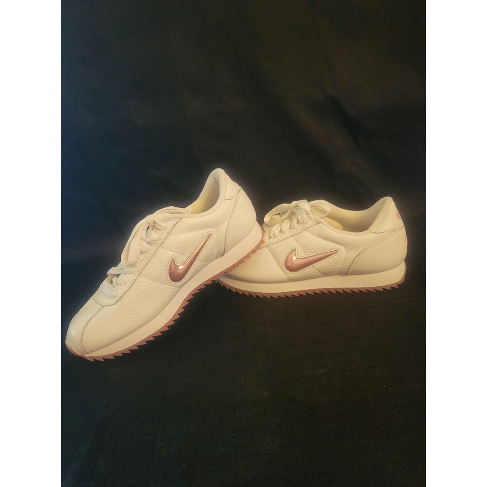 Womens NIKE CORTEZ Leather Vintage Y2K EUC Size 9 Metallic Pink/Fushia Authentic - Picture 4 of 9
